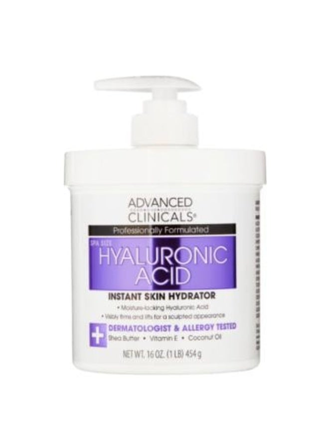 Advanced Clinicals Hyaluronic Acid Body Cream